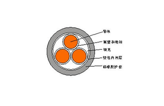 銅芯氟塑料絕緣硅橡膠護(hù)套耐高溫(阻燃)電力電纜