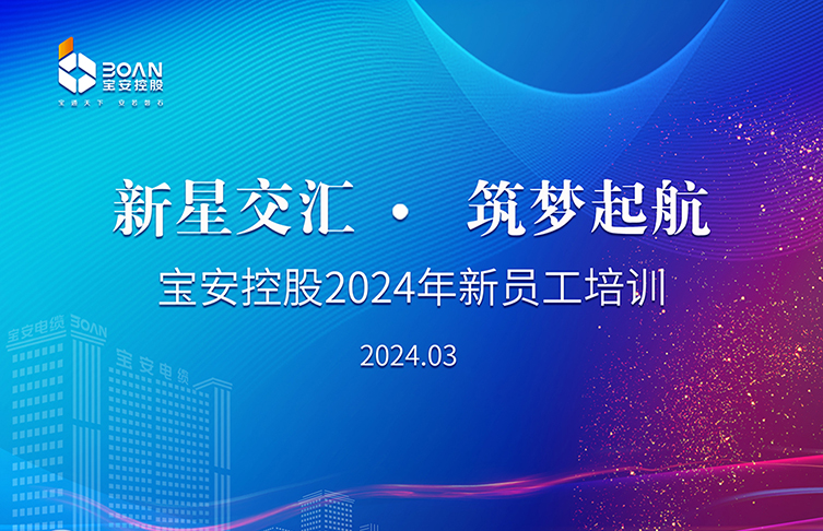 新星交匯 筑夢(mèng)啟航|寶安控股舉行2024年新員工培訓(xùn)